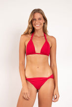 Load image into Gallery viewer, Model Front: Rio De Sol Top Top Malibu-Malagueta Mel