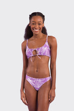 Load image into Gallery viewer, Model Front: Rio De Sol Set Set Trail-Purple Tank-Tie Essential-Comfy