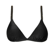Load image into Gallery viewer, Product Front: Rio De Sol Top Top Shimmer-Black Tri-Fixo