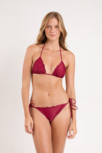 Load image into Gallery viewer, Model Front: Rio De Sol Bottom Bottom Touch-Carmim Frufru
