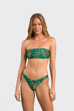 Load image into Gallery viewer, Model Front: Rio De Sol Top Top Wilds Bandeau-Reto