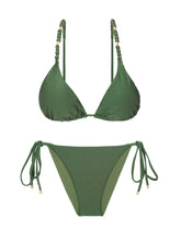 Load image into Gallery viewer, Product Front: Rio De Sol Set Set Shimmer-Croco Lia-Noa Lacinho