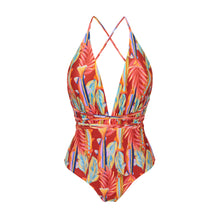 Load image into Gallery viewer, Product Front: Rio De Sol One-Piece Sea-Bloom New Vegas