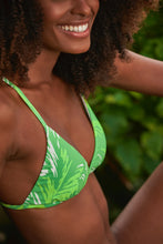 Load image into Gallery viewer, Image 09: Rio De Sol Top Top Green-Palms Tri-Fixo