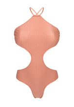 Load image into Gallery viewer, Product Front: Rio De Sol One-Piece Rose Body Decote