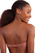 Load image into Gallery viewer, Image 07: Rio De Sol Top Top Shimmer-Copper Bandeau-Joy