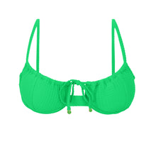Load image into Gallery viewer, Product Front: Rio De Sol Top Top Dots-Energy Balconet-Tie
