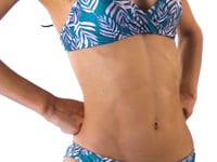 Load and play video in Gallery viewer, Video: Rio De Sol Top Top Palms-Blue Balconet-Inv