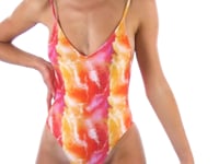 Load and play video in Gallery viewer, Video: Rio De Sol One-Piece Tiedye-Red Hype