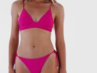 Load and play video in Gallery viewer, Video: Rio De Sol Top Top Amaranto Tri-Cos