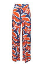 Load image into Gallery viewer, Product Front: Rio De Sol Beach Trousers Leaves Wide Pants