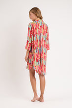 Load image into Gallery viewer, Model Back: Rio De Sol Shirtdress Sea-Bloom Chemise Gabriele