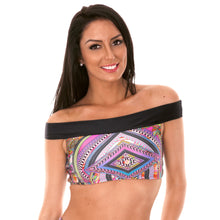 Load image into Gallery viewer, Model Front: Rio De Sol Top Soutien Samarcanda Offshoulder