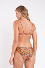 Load image into Gallery viewer, Model Back: Rio De Sol Top Top Bouquet Balconet-Tie