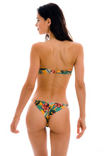 Load image into Gallery viewer, Model Back: Rio De Sol Top Top Lis Bandeau-Pli