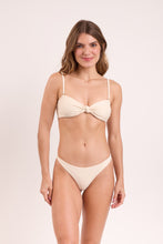 Load image into Gallery viewer, Model Front: Rio De Sol Top Top Touch-Natural Bandeau-Joy