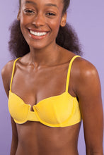 Load image into Gallery viewer, Image 11: Rio De Sol Top Top Malibu-Yellow Balconet
