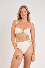 Load image into Gallery viewer, Image 05: Rio De Sol Set Set Malibu-Natural Bandeau-Iris High-Waist-Spin-Iris
