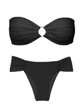 Load image into Gallery viewer, Product Front: Rio De Sol Set Set Malibu-Black Mavi Baobi
