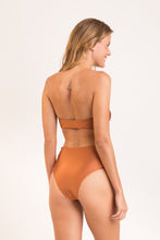 Load image into Gallery viewer, Model Back: Rio De Sol Bottom Bottom Nocciola High-Waist-Spin
