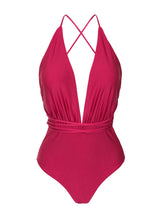 Load image into Gallery viewer, Product Front: Rio De Sol One-Piece Shimmer-Desejo New Vegas
