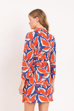 Load image into Gallery viewer, Model Back: Rio De Sol Shirtdress Leaves Chemise
