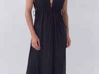 Load and play video in Gallery viewer, Video: Rio De Sol Beach Dresses Black Long Dress Soleil

