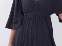 Load and play video in Gallery viewer, Video: Rio De Sol Beach Dresses Black Mini Dress
