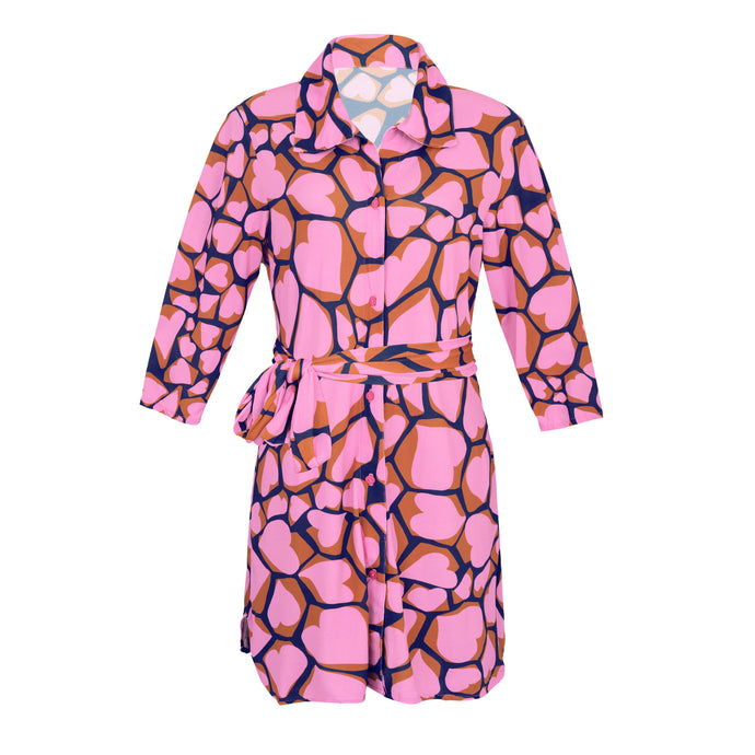 Product Front: Rio De Sol Beach Dresses Amore-Pink Chemise