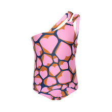 Load image into Gallery viewer, Product Front: Rio De Sol Girl&#39;s One-Piece Amore-Pink Santorini-Kids
