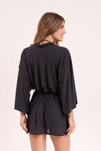Load image into Gallery viewer, Image 08: Rio De Sol Beach Dresses Black Kimono
