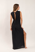 Load image into Gallery viewer, Image 05: Rio De Sol Beach Dresses Black Long Dress Soleil

