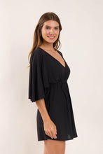 Load image into Gallery viewer, Image 02: Rio De Sol Beach Dresses Black Mini Dress
