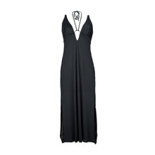 Load image into Gallery viewer, Product Front: Rio De Sol Beach Dresses Black Saida Yara
