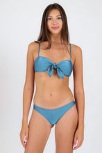 Load image into Gallery viewer, Model Front: Rio De Sol Bottom Bottom Shimmer-Baltic-Sea Nice-Fio
