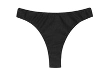 Load image into Gallery viewer, Product Front: Rio De Sol Bottom Bottom Shimmer-Black Nice-Fio

