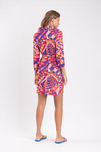 Model Back: Rio De Sol Shirtdress Funny Chemise