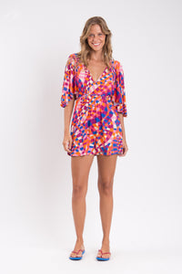 Model Front: Rio De Sol Beach Dresses Funny Mini Dress