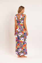 Load image into Gallery viewer, Model Back: Rio De Sol Beach Dresses Garden-Flower Long Dress Soleil

