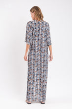Load image into Gallery viewer, Model Back: Rio De Sol Maxi Dresses Ikat Long Dress
