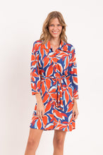 Load image into Gallery viewer, Model Front: Rio De Sol Beach Dresses Leaves Chemise
