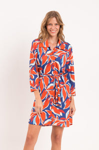 Model Front: Rio De Sol Beach Dresses Leaves Chemise