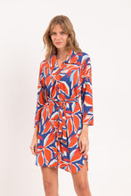 Load image into Gallery viewer, Image 04: Rio De Sol Shirtdress Leaves Chemise
