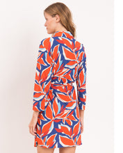 Load image into Gallery viewer, Image 07: Rio De Sol Shirtdress Leaves Chemise
