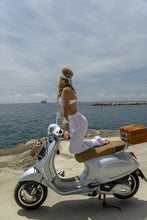 Load image into Gallery viewer, Image 05: Rio De Sol Beach Trousers Memphis-White Pants Lana
