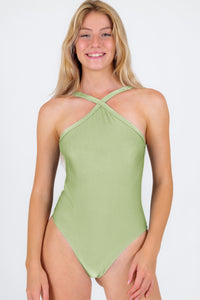Gallery: Rio De Sol One-Piece Oliva High-Neck