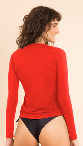 Image 10: Rio De Sol Top Rouge Rash-Guard