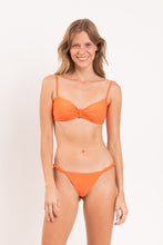 Load image into Gallery viewer, Model Front: Rio De Sol Set Set Dende Bandeau-Crispy Cheeky-Crispy
