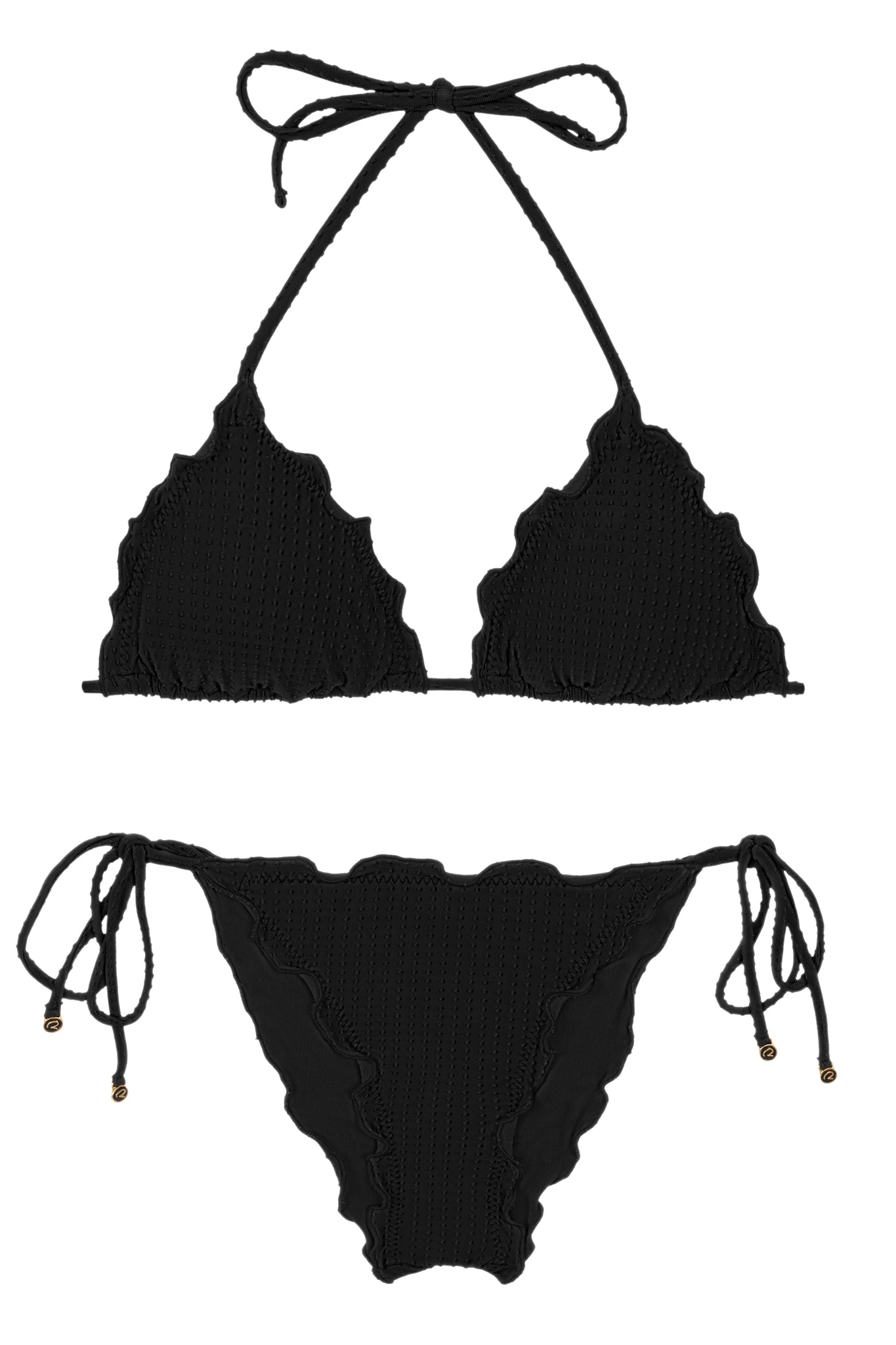 Product Front: Rio De Sol Set Set Dots-Black Frufru