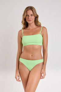 Model Front: Rio De Sol Set Set Sand-Menta Bandeau-Reto Nice-Fio